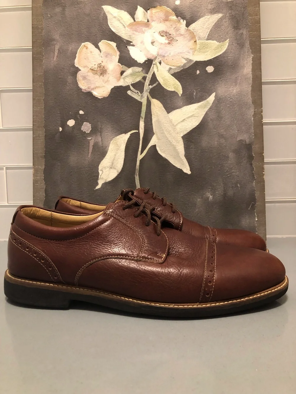 Johnston & Murphy Leather Shoes sz 10.5